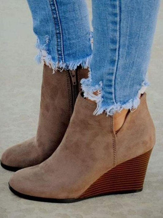 Women Daily Wedge Booties