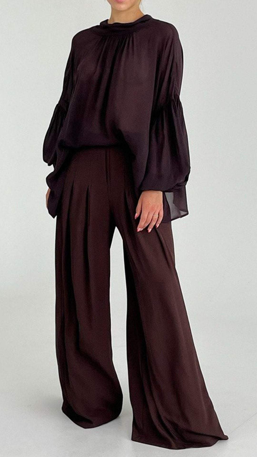 Women's Bow Tie Back Elegant Pants Suit