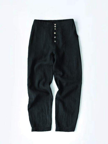 Button Cropped Pants