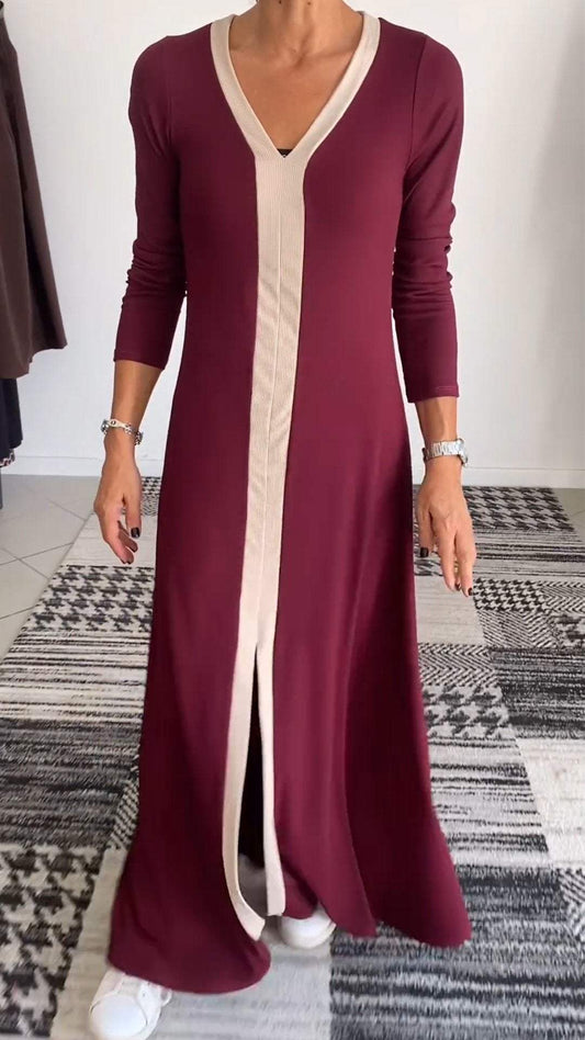 Solid Color Dress for Women